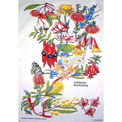 Wildflowers Tea Towel